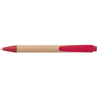 Cardboard and wheat straw ballpen 548825_008 (Red)