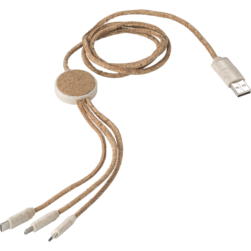 Stainless steel charging cable 1015138_011 (Brown)