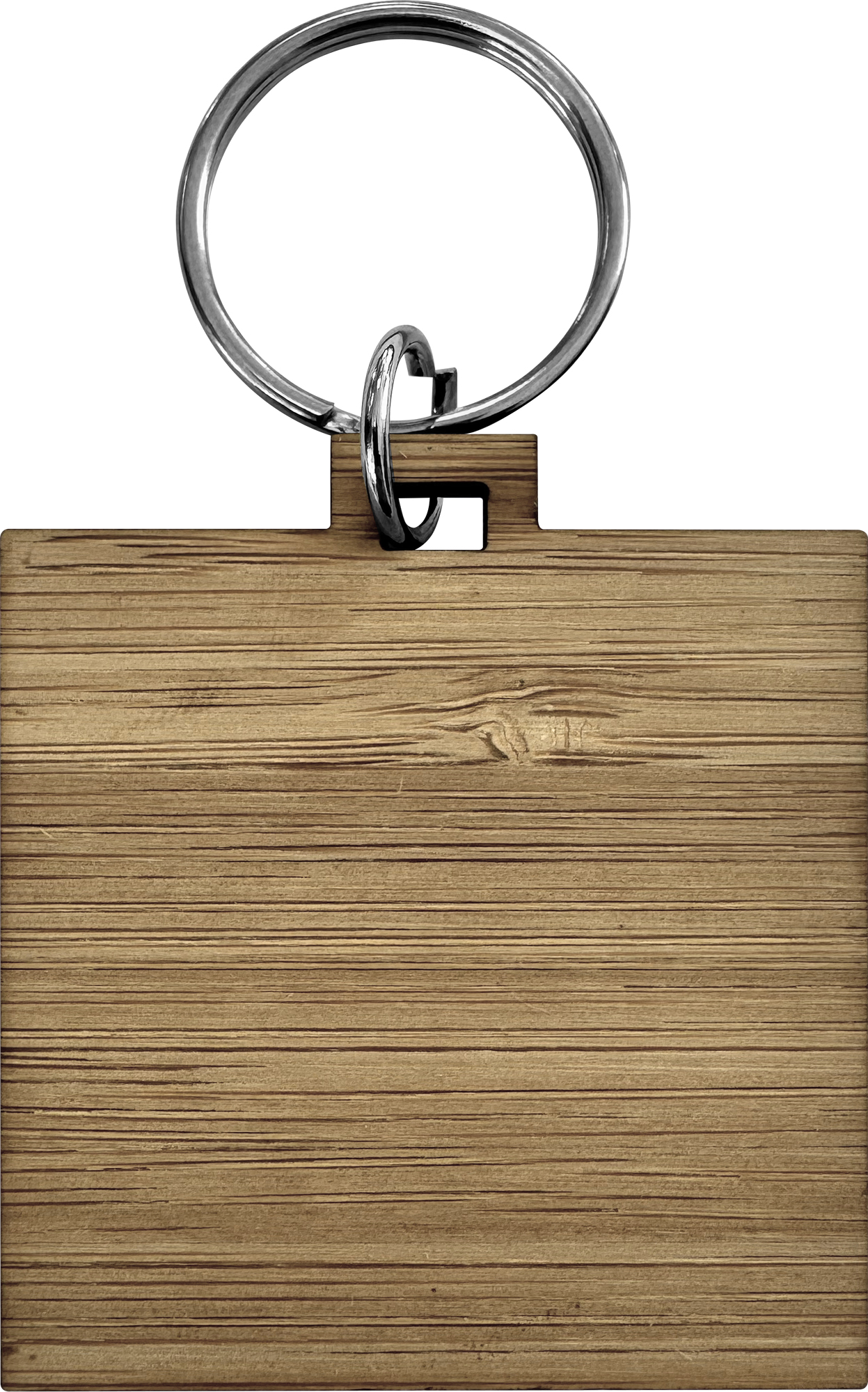 Picture of Bamboo keyring (Square)