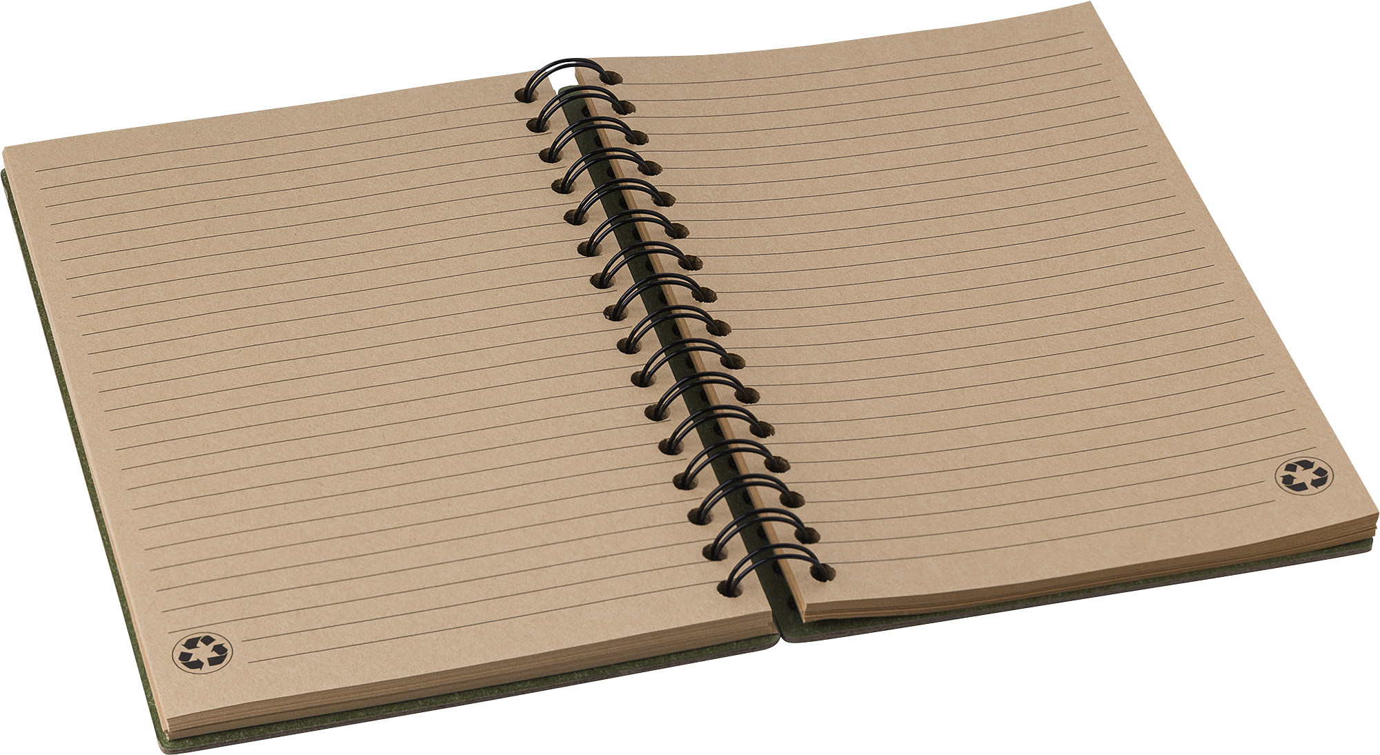 Picture of Recycled hard cover notebook (approx A5)