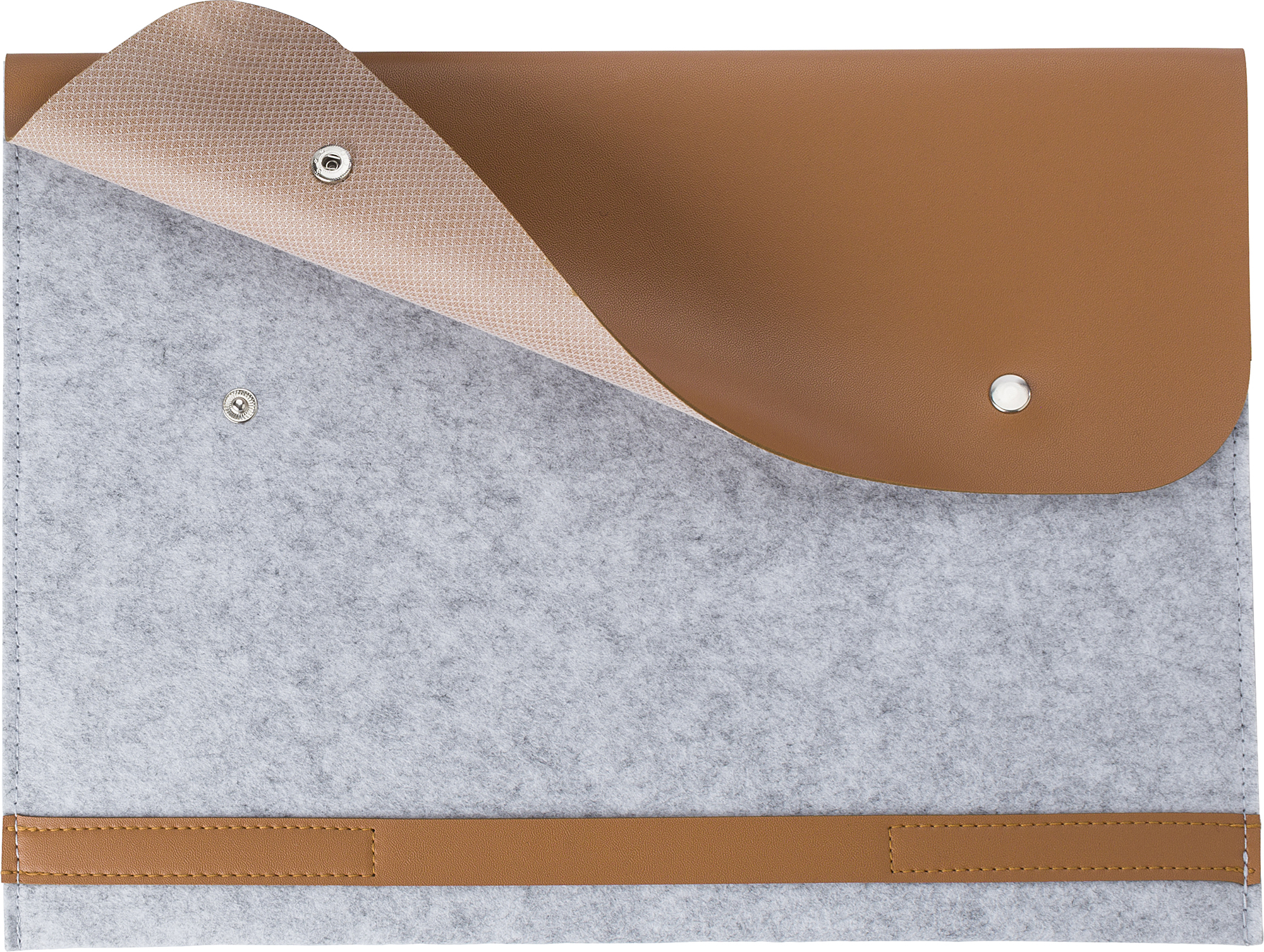 Picture of RPET felt laptop pouch