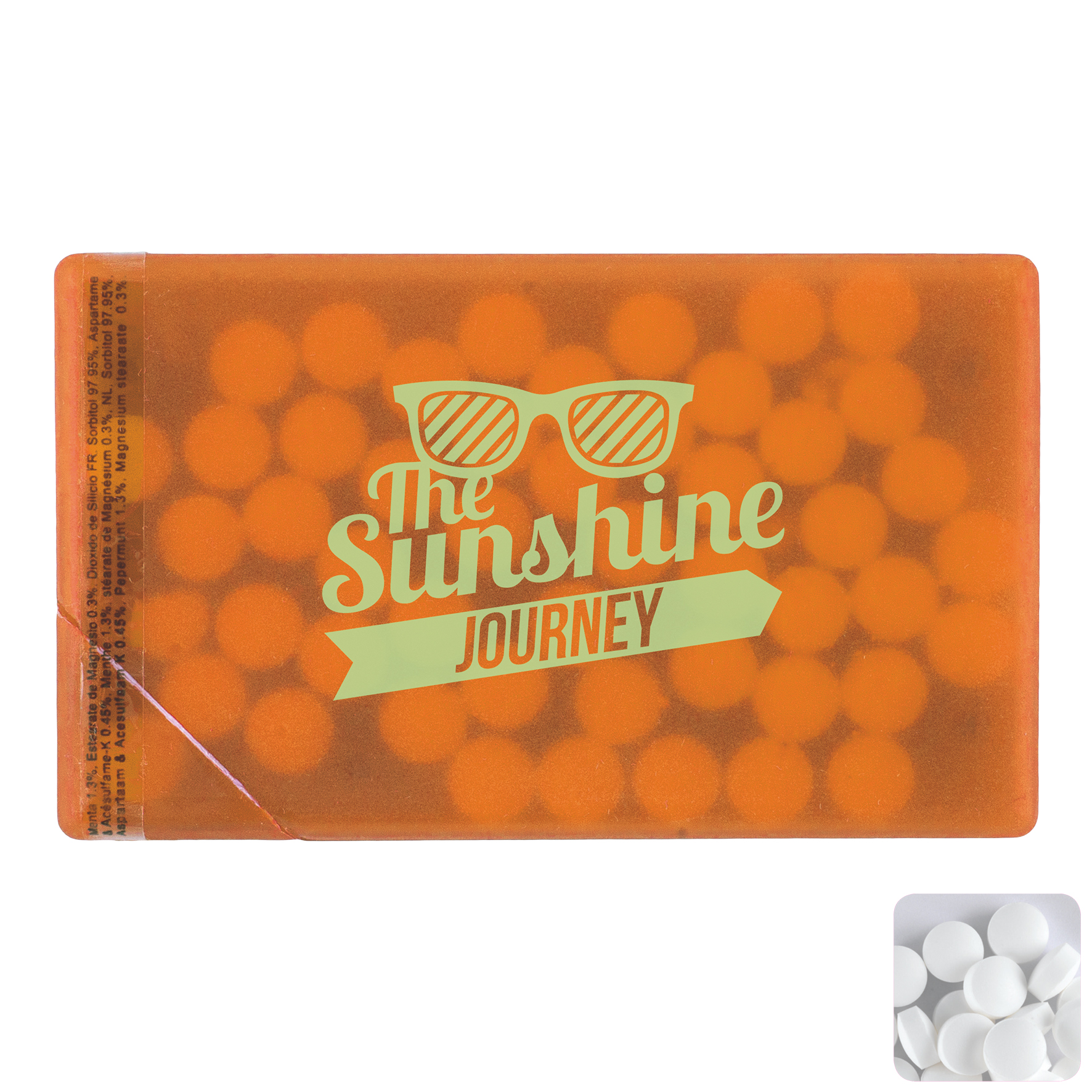 Picture of Mint card with sugar free mints