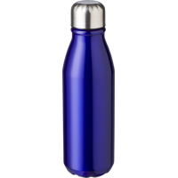 Recycled aluminium single walled bottle (550ml) 1014888_005 (Blue)