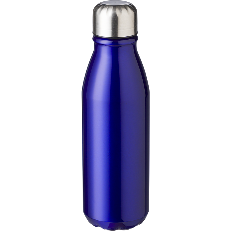 Recycled aluminium single walled bottle (550ml) 1014888_005 (Blue)