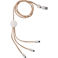Stainless steel charging cable 1015138_011 (Brown)