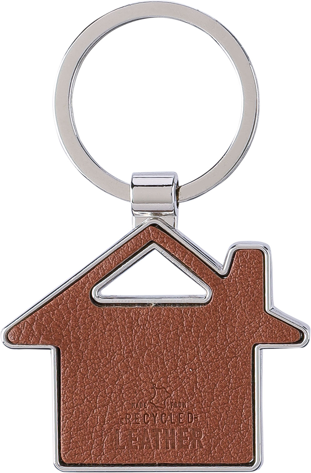 Picture of Recycled leather house keyring