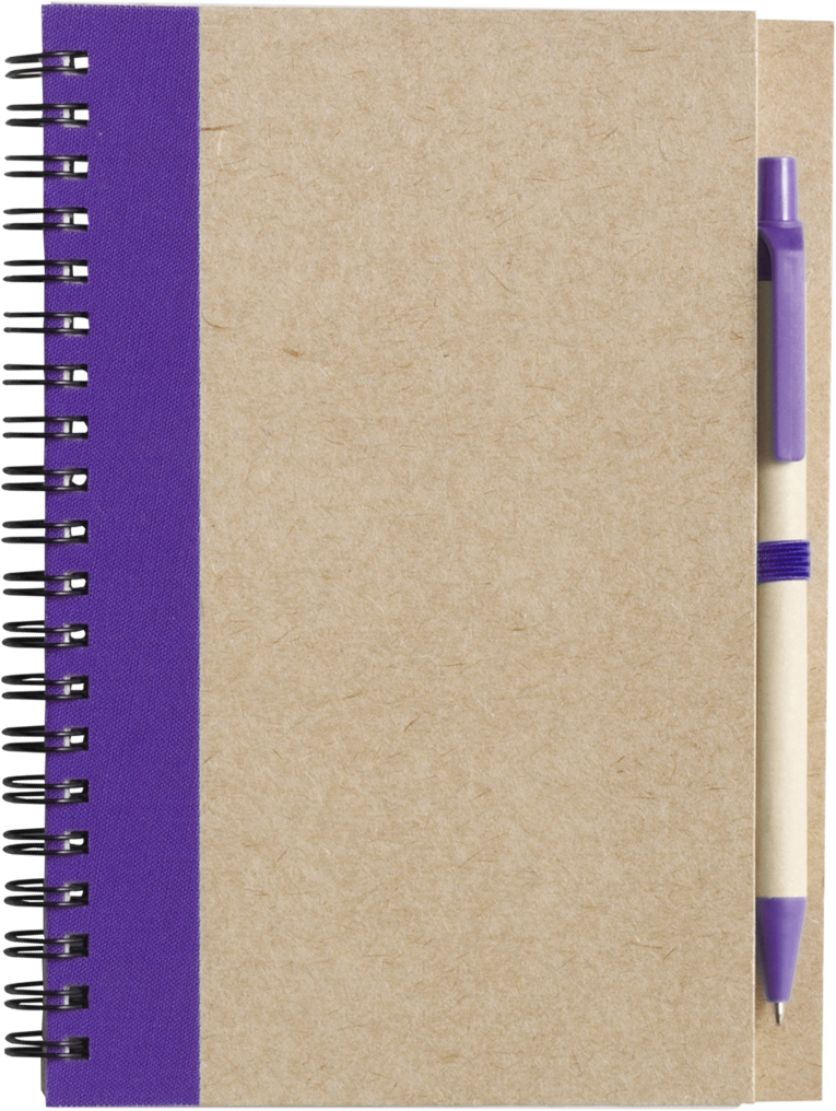 Picture of Recycled notebook with ballpen
