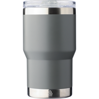 Recycled stainless steel double walled travel mug (350ml) 1267375_003 (Grey)
