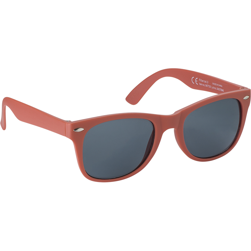 Recycled plastic sunglasses 967735_008 (Red)