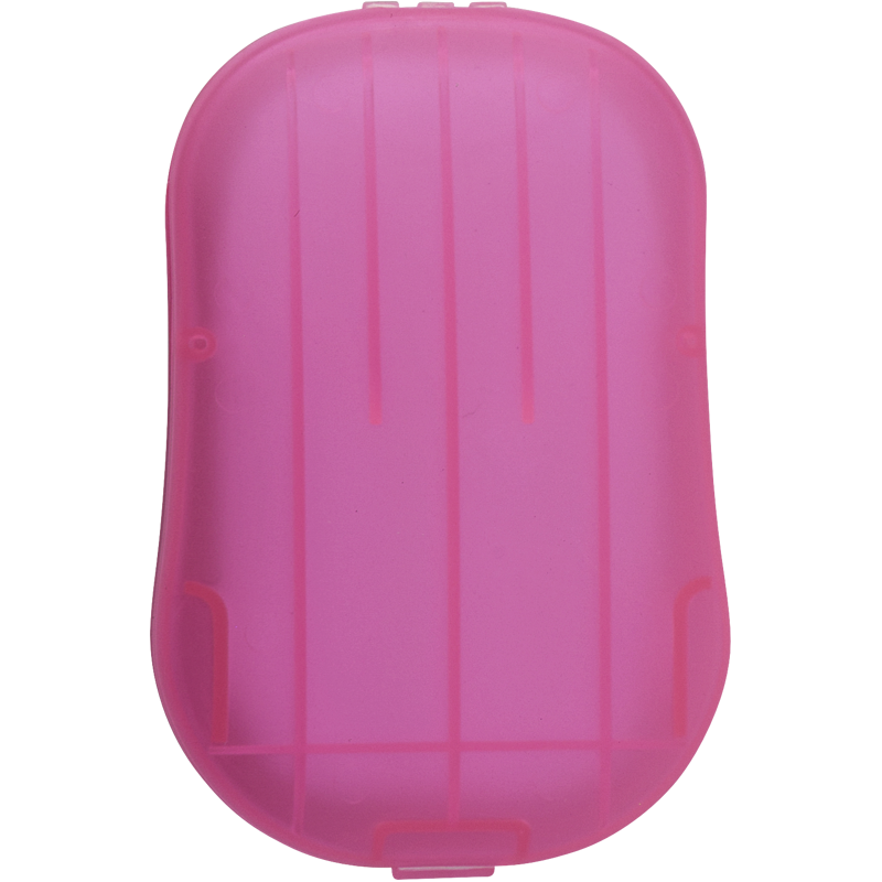 Plastic case with soap sheets 9417_017 (Pink)