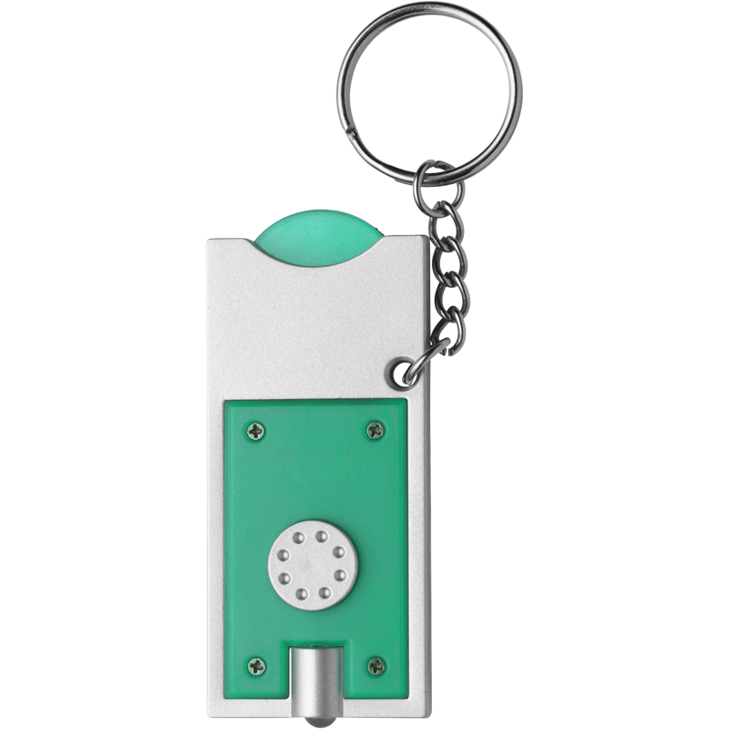 Key holder with coin 1987_029 (Light green)