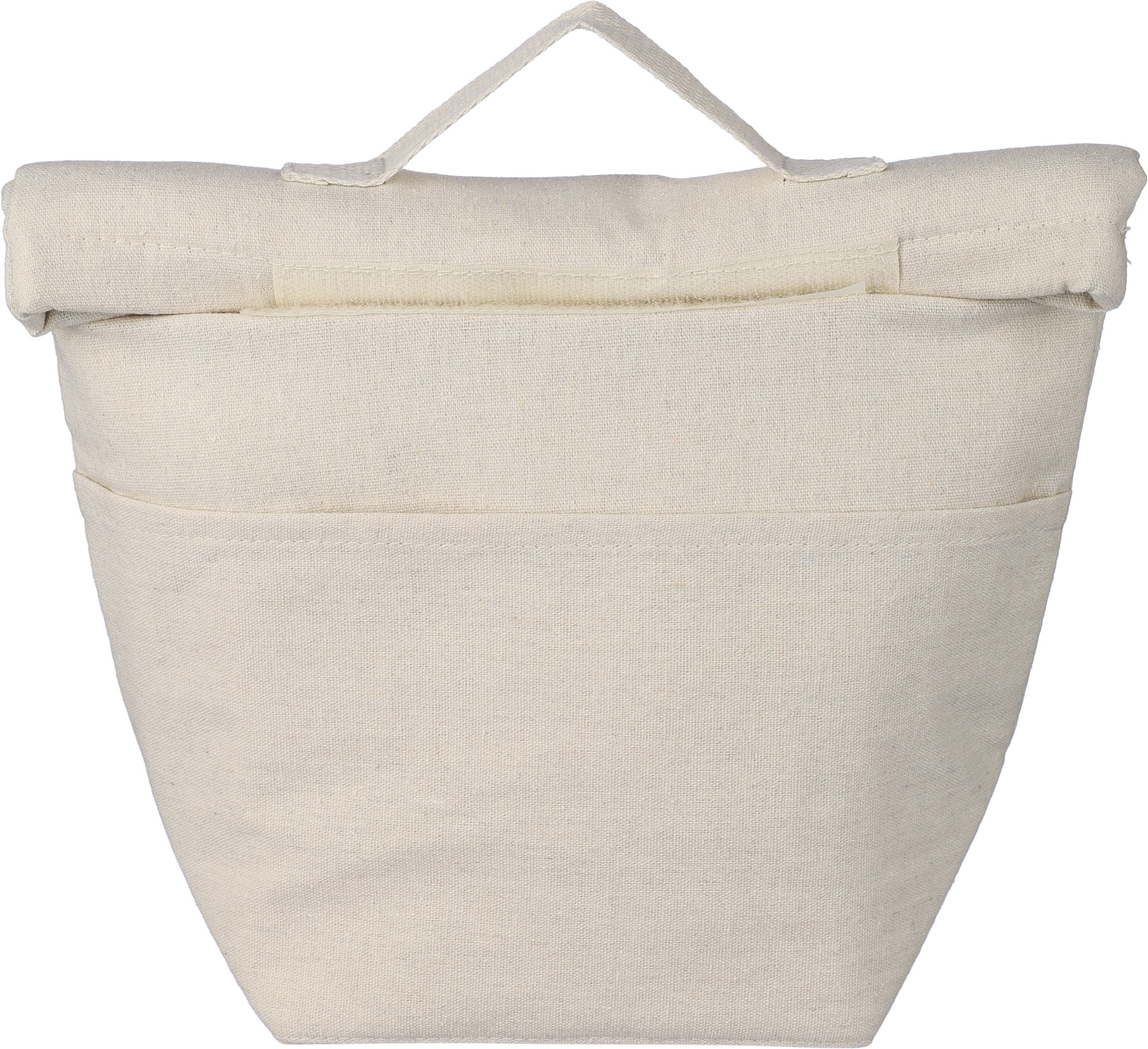 Picture of Recycled cotton rolltop cooler bag (220gsm/6.49oz)