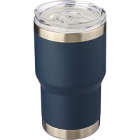 Recycled stainless steel double walled travel mug (350ml) 1267375_005 (Blue)