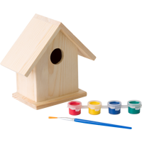Birdhouse with painting set 8868_011 (Brown)