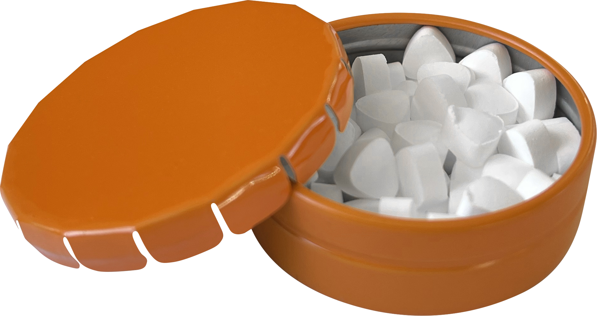 Picture of Round click tin with sugar free mints