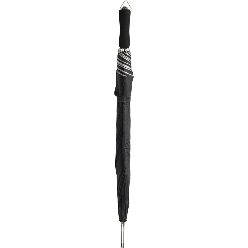 Umbrella with silver underside 4096_050 (Black/silver)