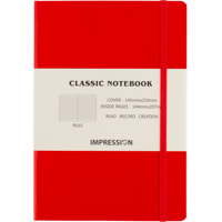 Cardboard notebook (approx. A5) 7913_008 (Red)