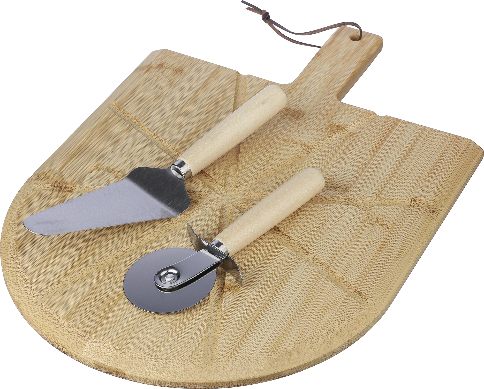 Picture of Bamboo pizza board set (3pc)