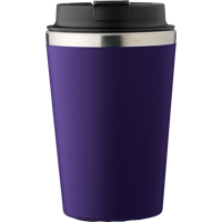 Stainless steel double walled travel mug (350ml) 1042451_024 (Purple)