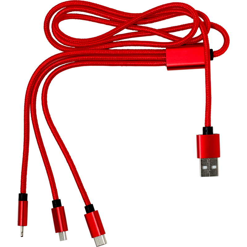 USB charging cable 8597_008 (Red)