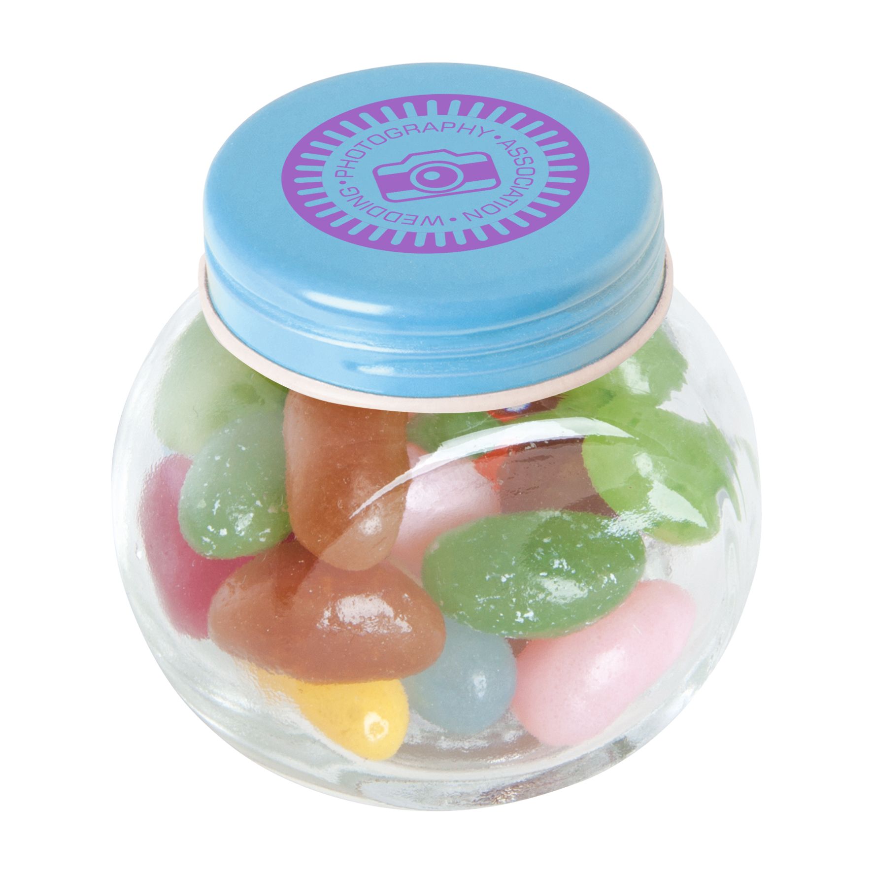 Picture of Small glass jar with jelly beans