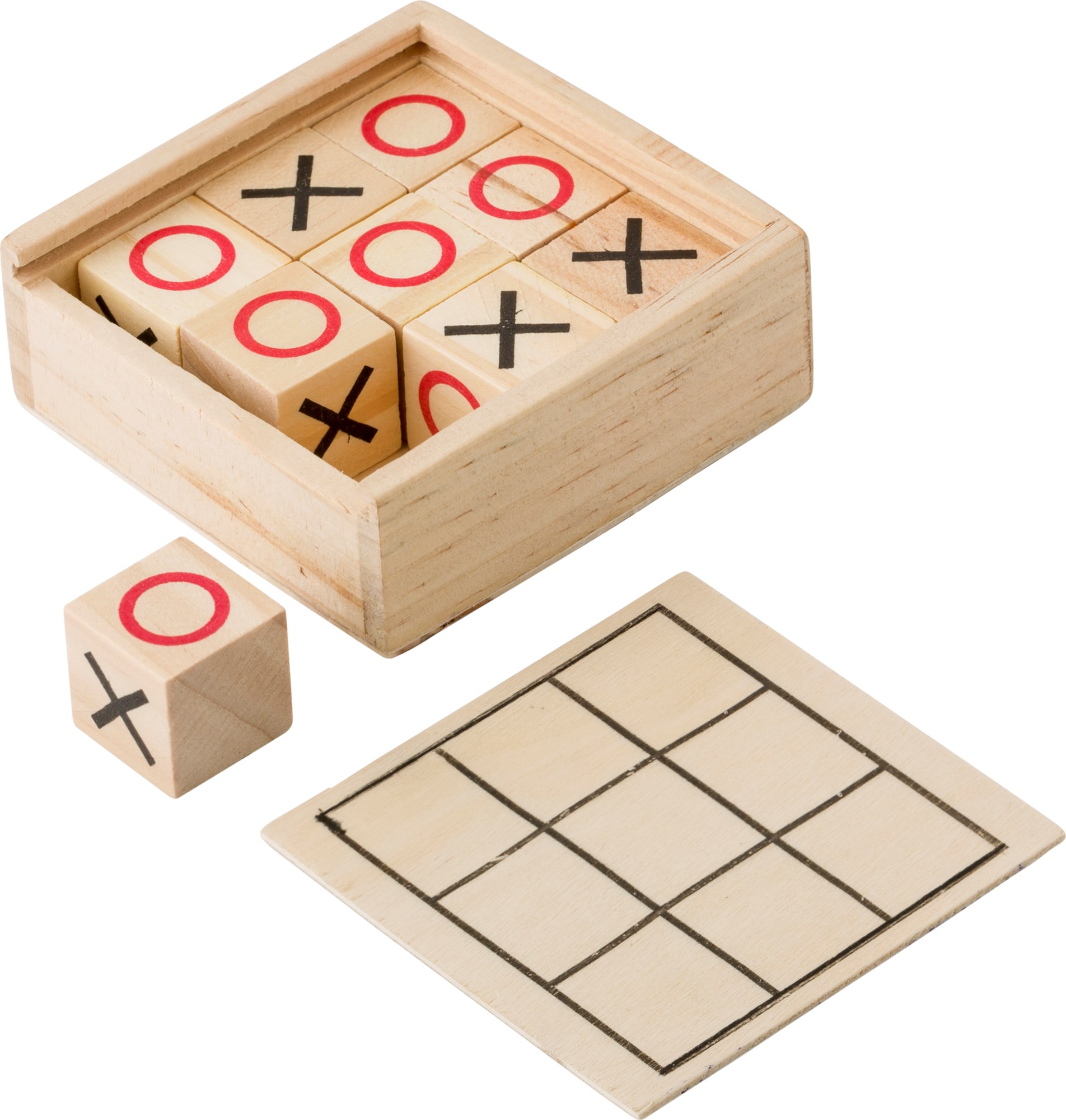 Picture of Wooden Tic Tac Toe game