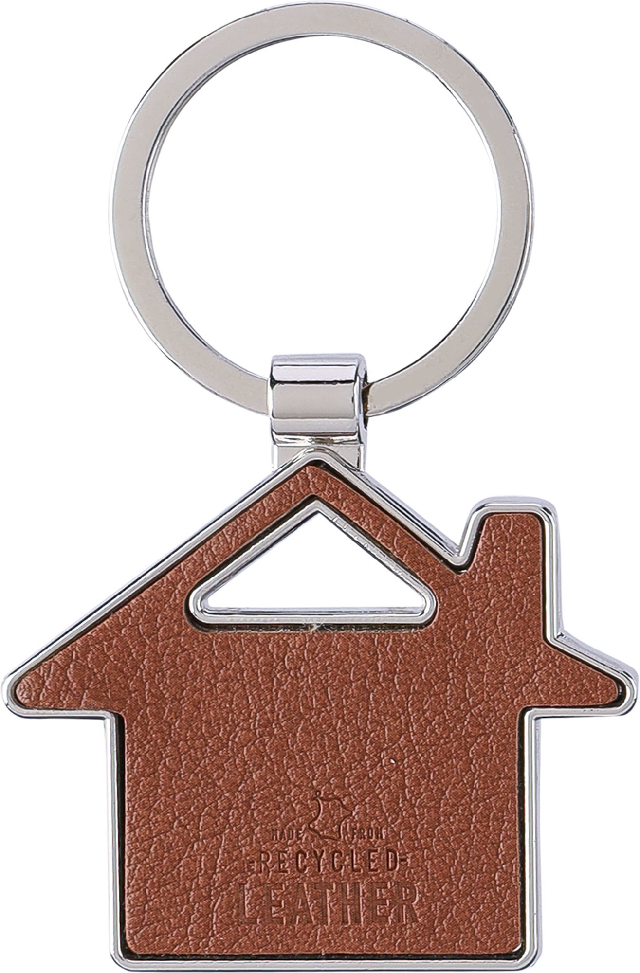 Picture of Recycled leather house keyring