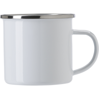 Enamel drinking mug (350ml) 709888_002 (White)