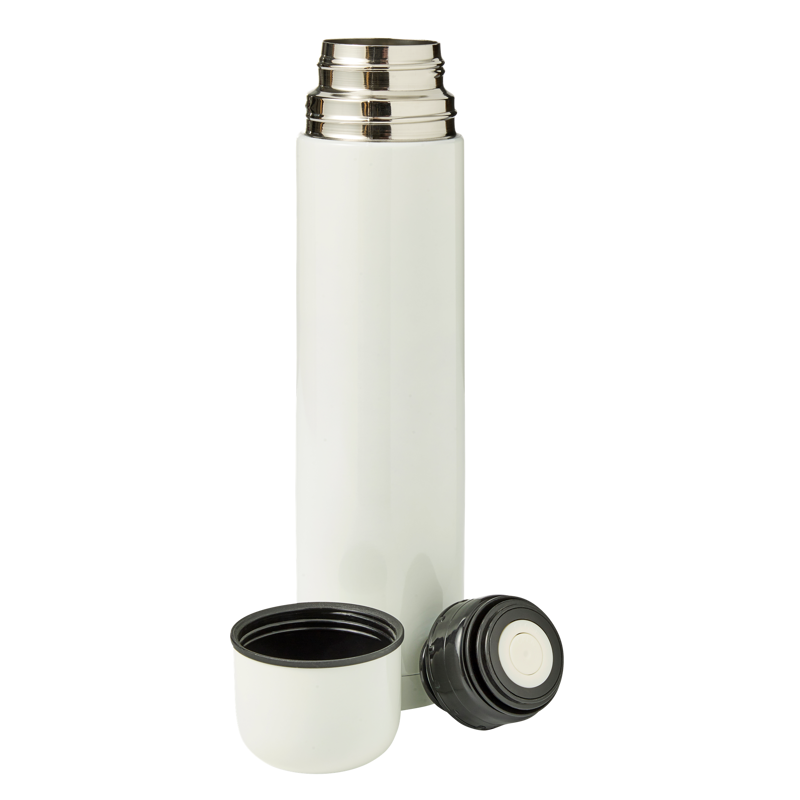 Stainless steel double walled vacuum flask (1000ml) 4668_002 (White)