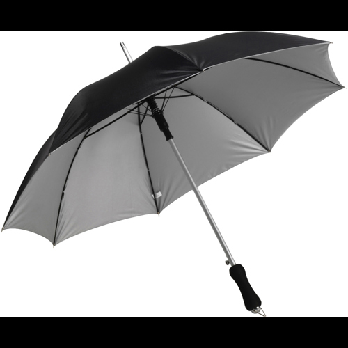 Umbrella with silver underside