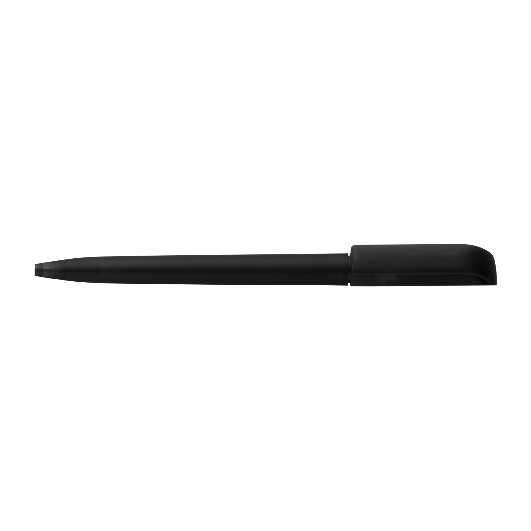 Picture of Twist action frosted plastic ballpen