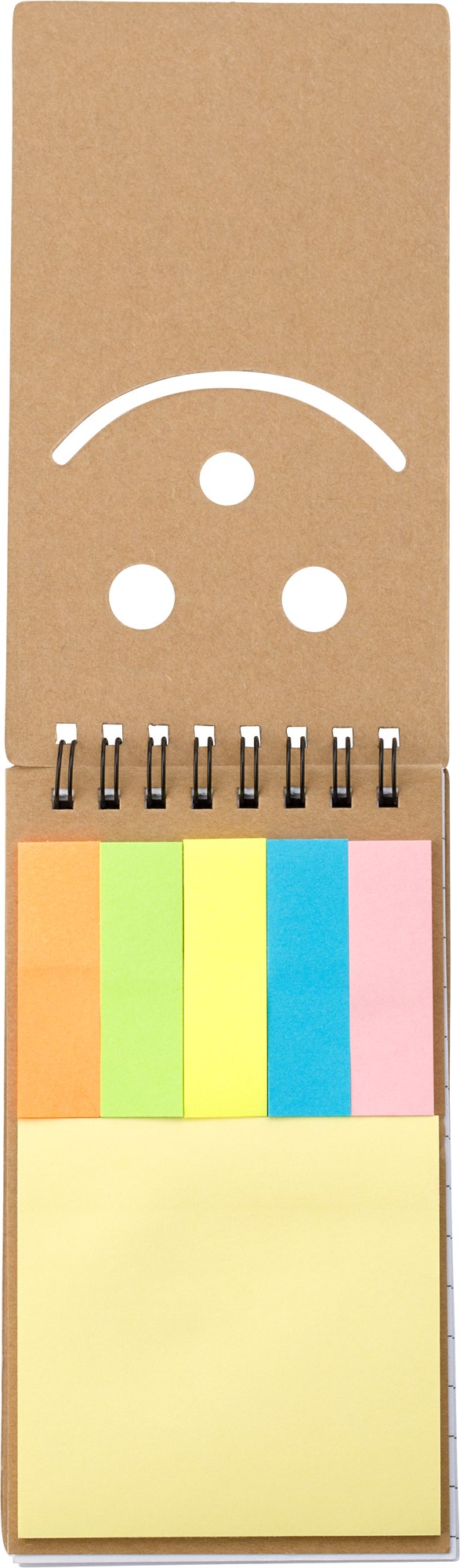 Picture of Notebook with sticky notes