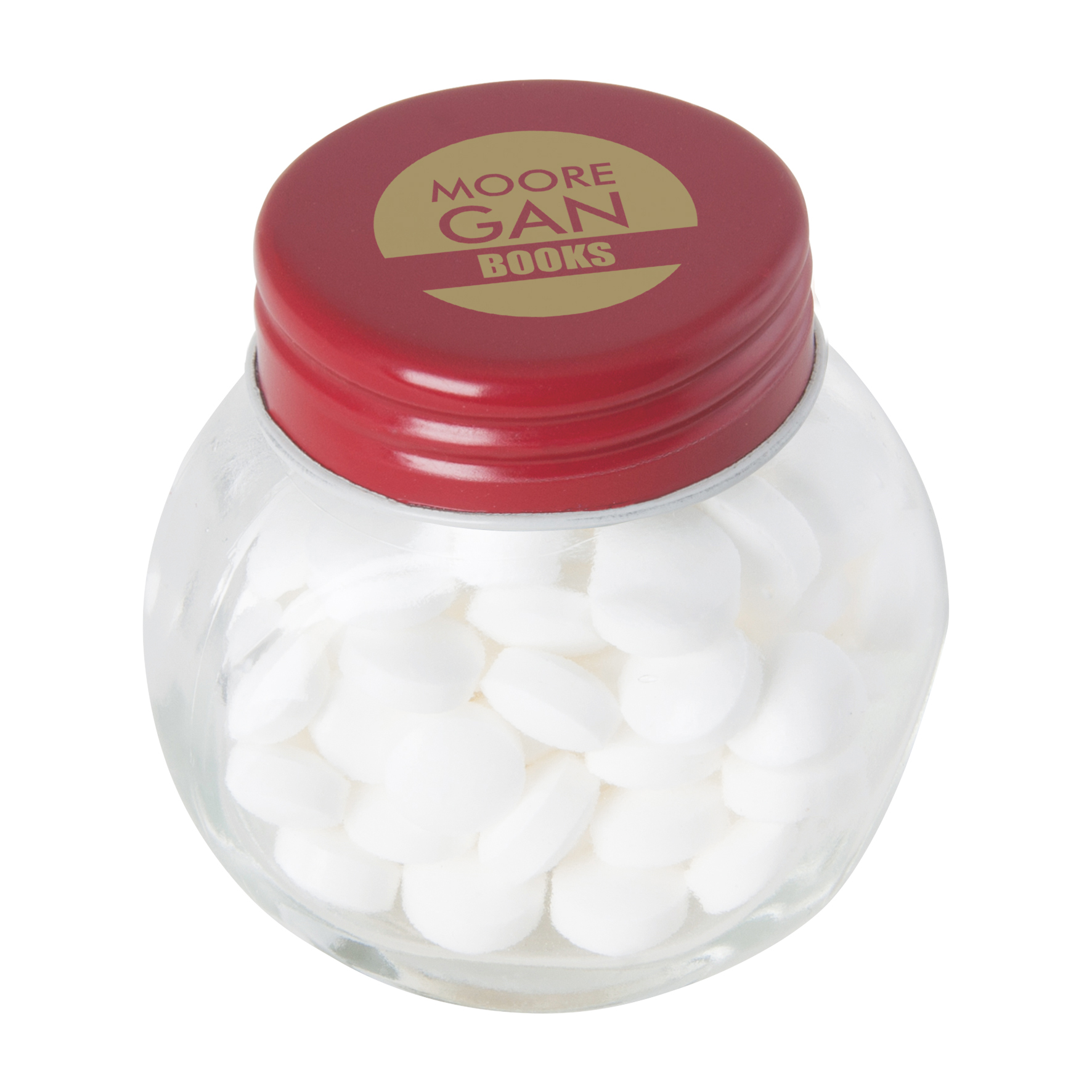 Picture of Small glass jar with dextrose mints