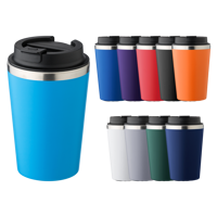 Stainless steel double walled travel mug (350ml) 1042451_104