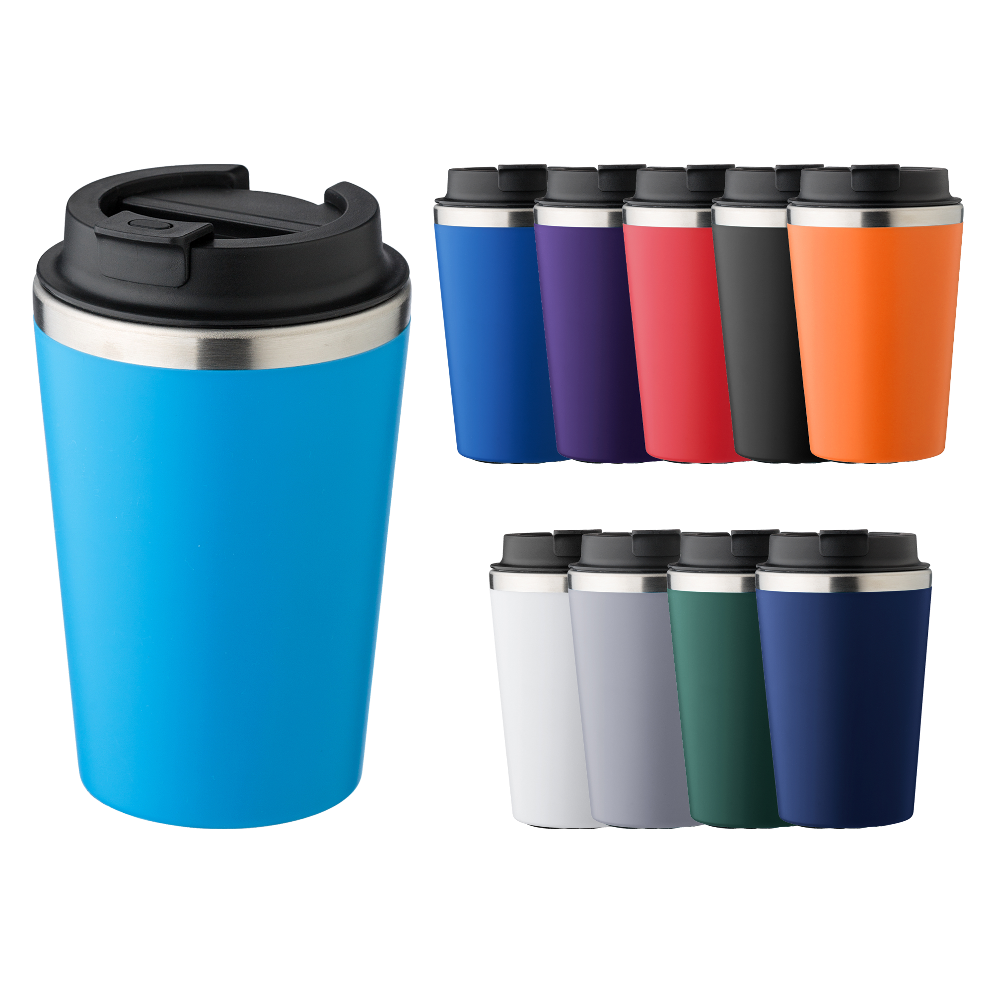 Picture of Stainless steel double walled travel mug (350ml)