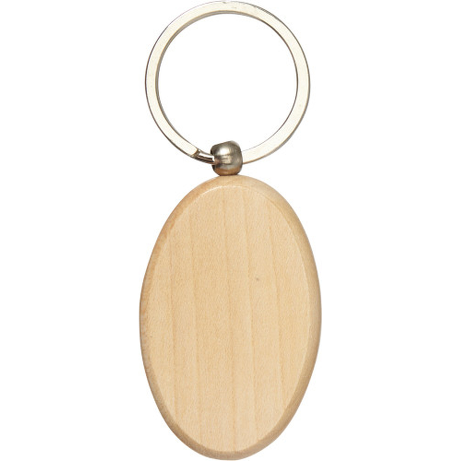 Picture of Oval wooden keyring