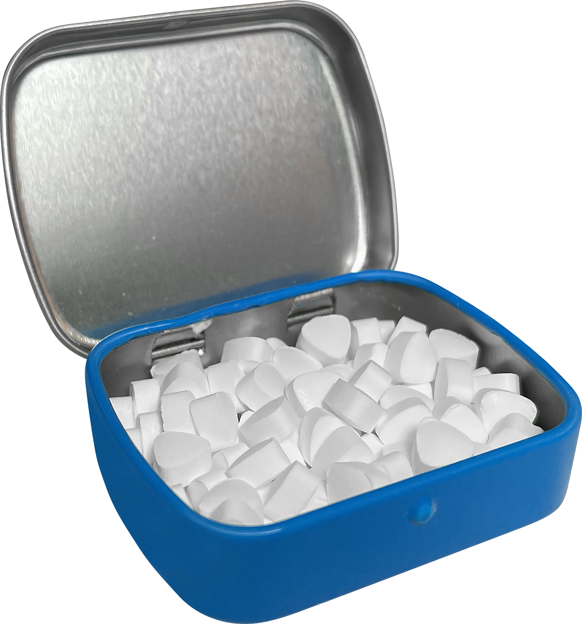 Picture of Flat hinged tin with sugar free mints