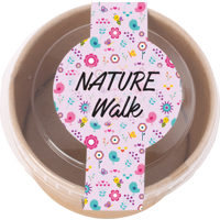 Kraft cardboard tub with fruit heart sweets (90ml) CX0422_011 (Brown)