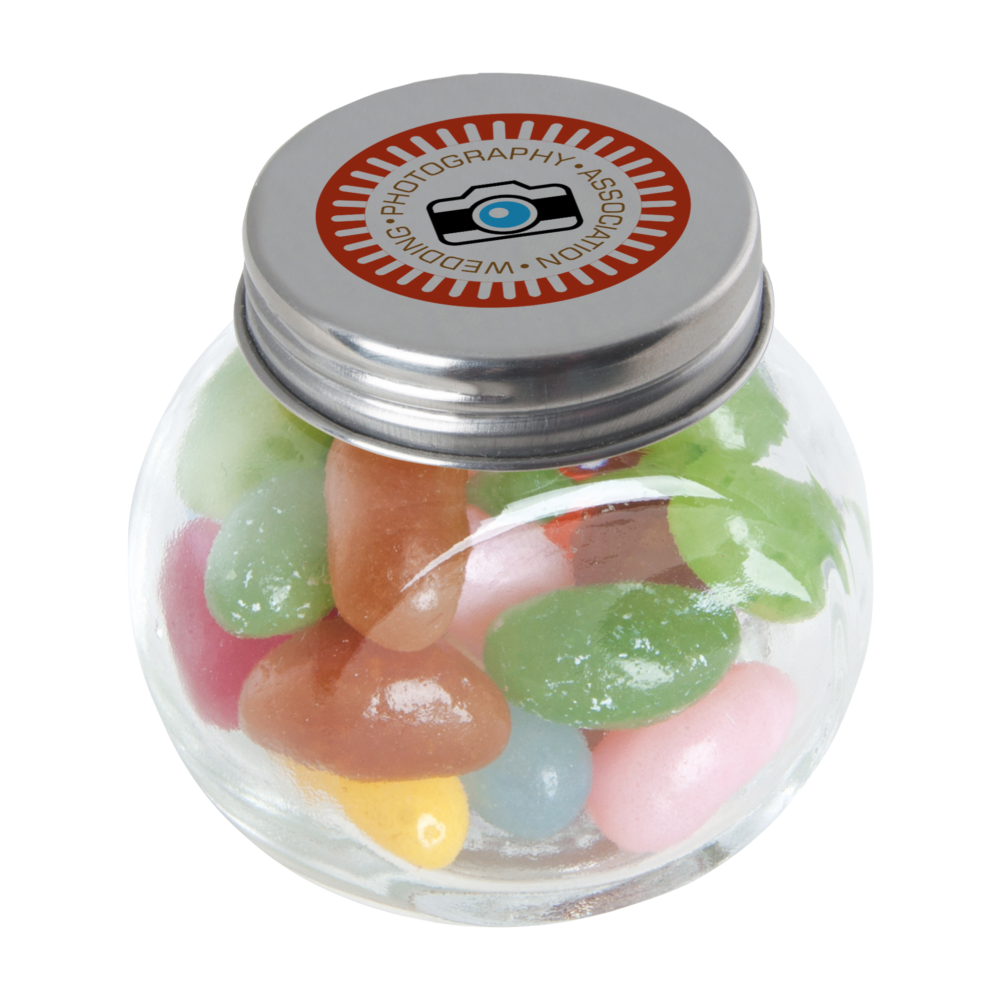 Picture of Small glass jar with jelly beans