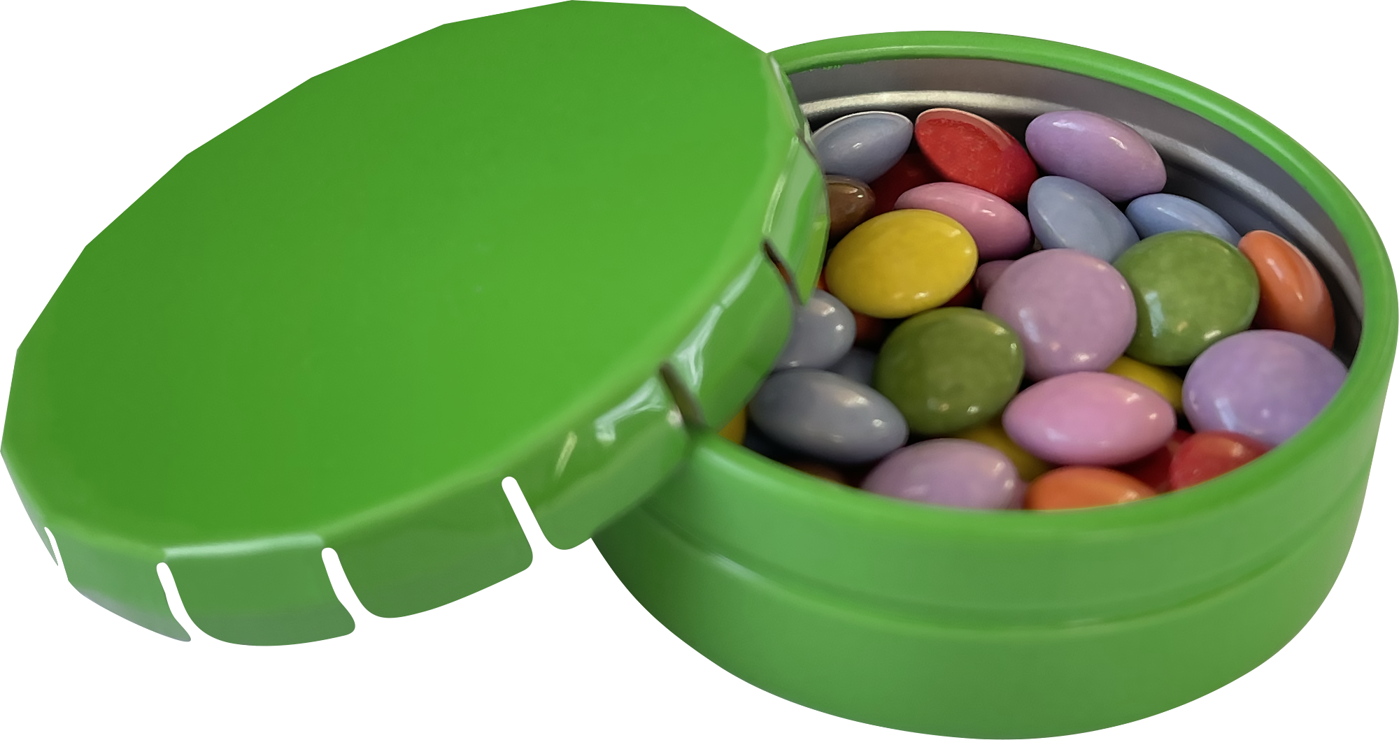 Picture of Round click tin with choco's